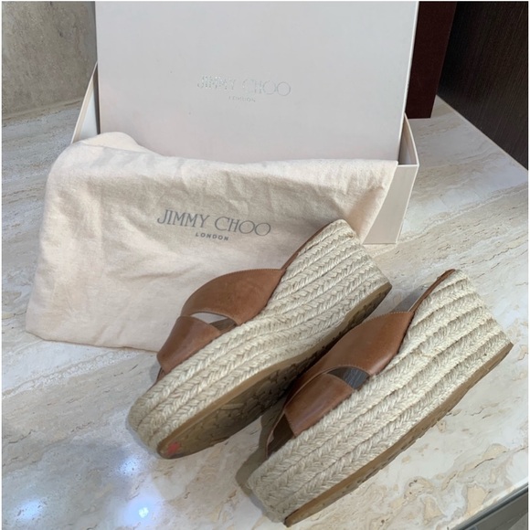 Jimmy Choo Wedges Size 37 - Picture 4 of 6